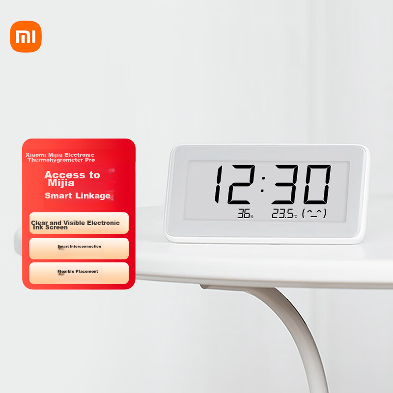 Метеостанция Xiaomi Mijia Electronic Thermometer And Hygrometer Pro  белый