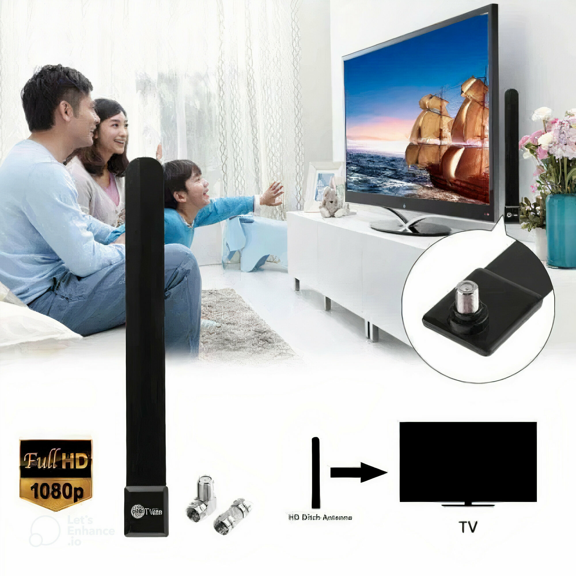 Телевизионная антенна Clear TV: наслаждайтесь цифровыми каналами без абонентской платы