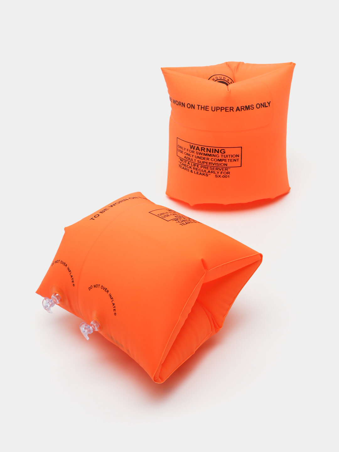 Нарукавники детские для плавания, оранжевые, размер 25 см x 15 см — фото 1