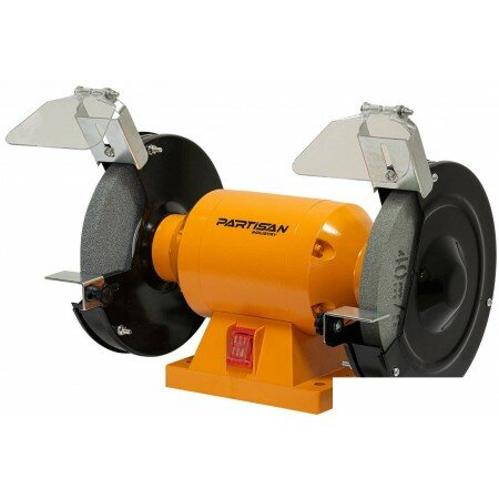 Заточный станок Partisan PBG-400.1 400 Вт диск 200×20 мм посадочный диаметр 16 мм