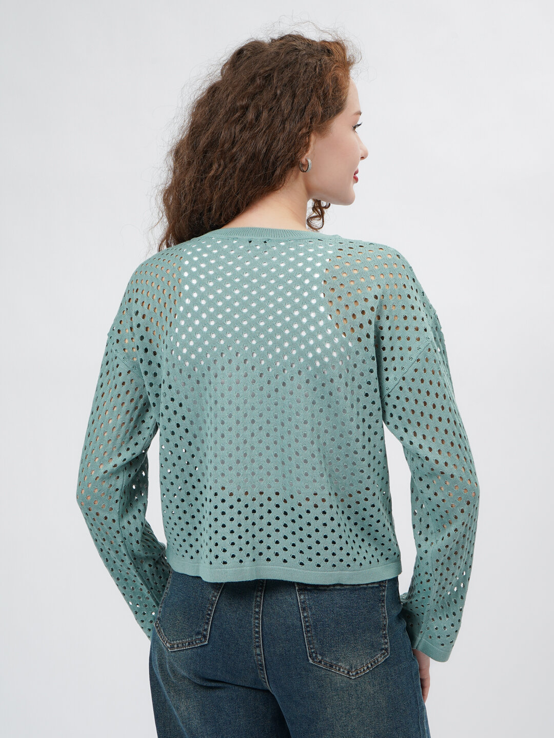 Джемпер , размер 42-46, ментоловый — фото 1