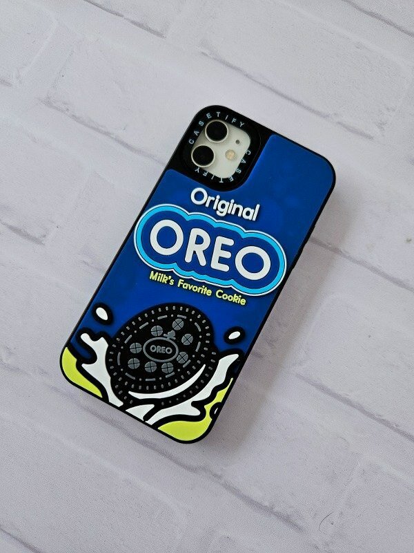 Силиконовый 3D чехол для iPhone 12Pro Max, Casetify брендовые чехлы, дешевые — фото 1