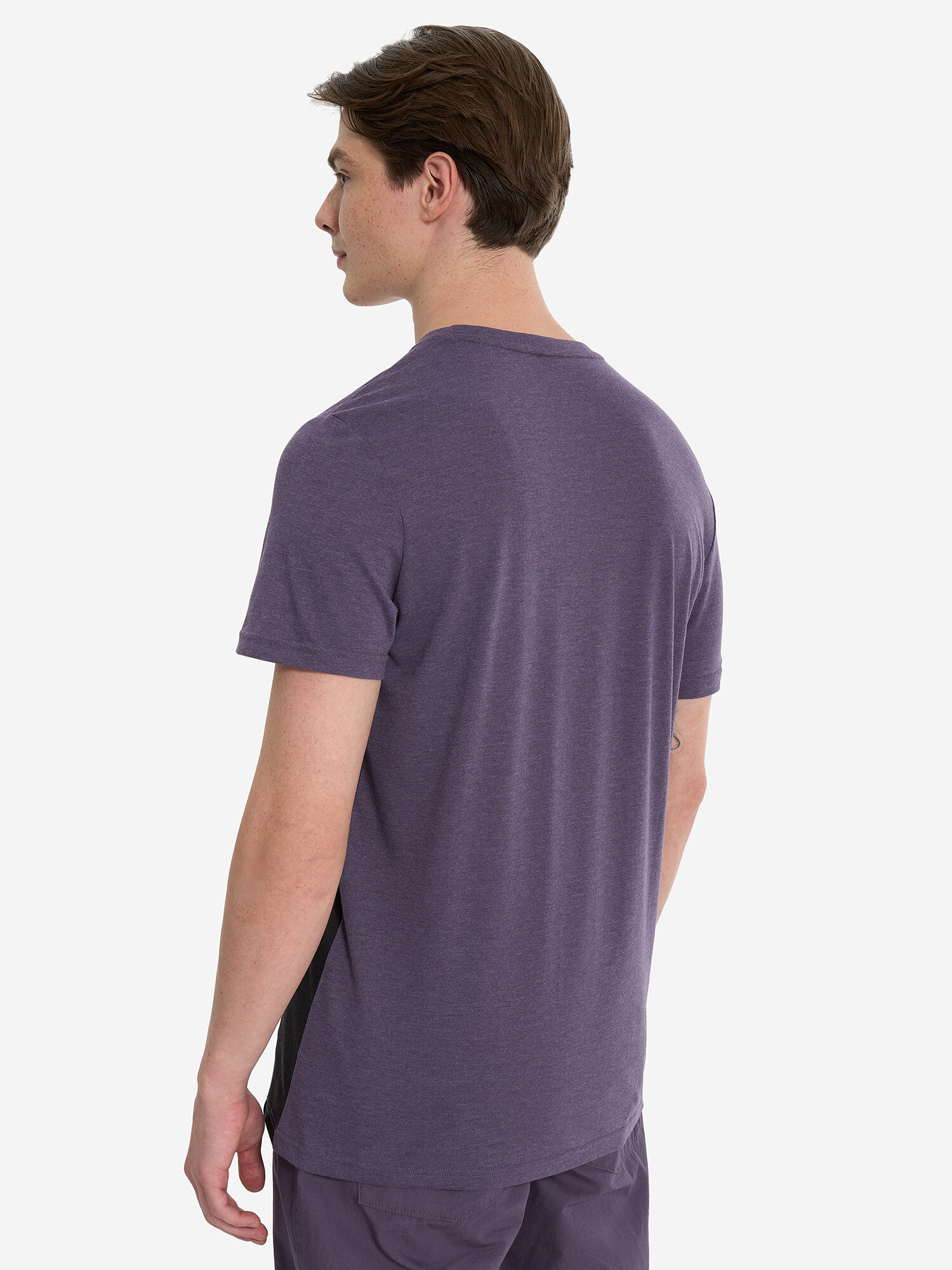 Футболка PROTEST Protest SS24 Male single dyed t-shirt, размер 52, фиолетовый — фото 1