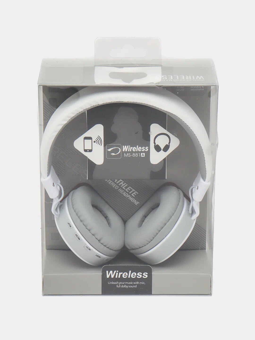 Беспроводные наушники Wireless MS-881 A совместимы с iOS и Android — фото 1