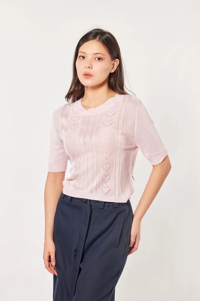 Джемпер Selfie, размер XS, розовый — фото 1