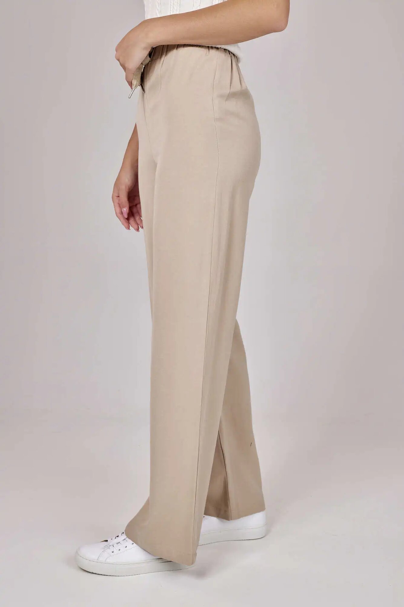 Брюки джоггеры Selfie, размер M, бежевый — фото 1