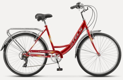 Изображение товара Женский велосипед Stels Legenda 290 V 26, год 2025, цвет Красный, ростовка 19