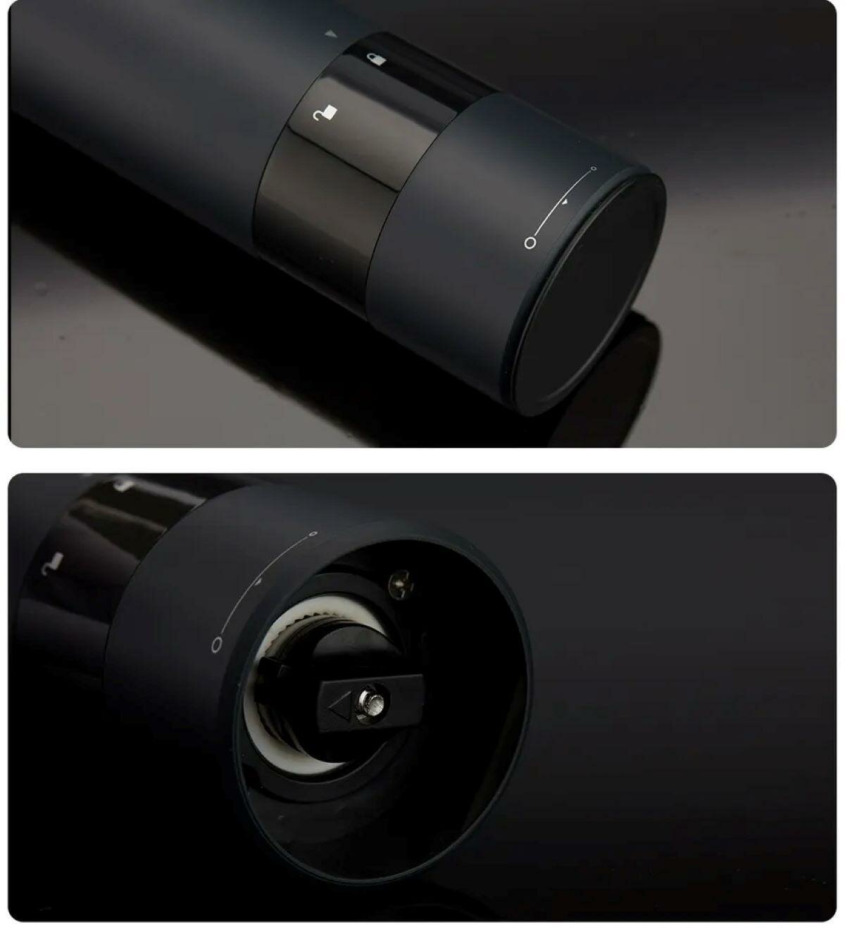 Картинки Электромельница для специй HuoHou HU0141 Electric Pepper&Salt Grinder Черный (RU)