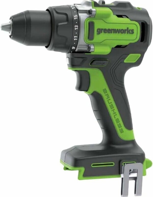 Дрель-шуруповерт ударная аккумуляторная Greenworks 3707607 24V 140 Нм бесщеточная без АКБ и ЗУ