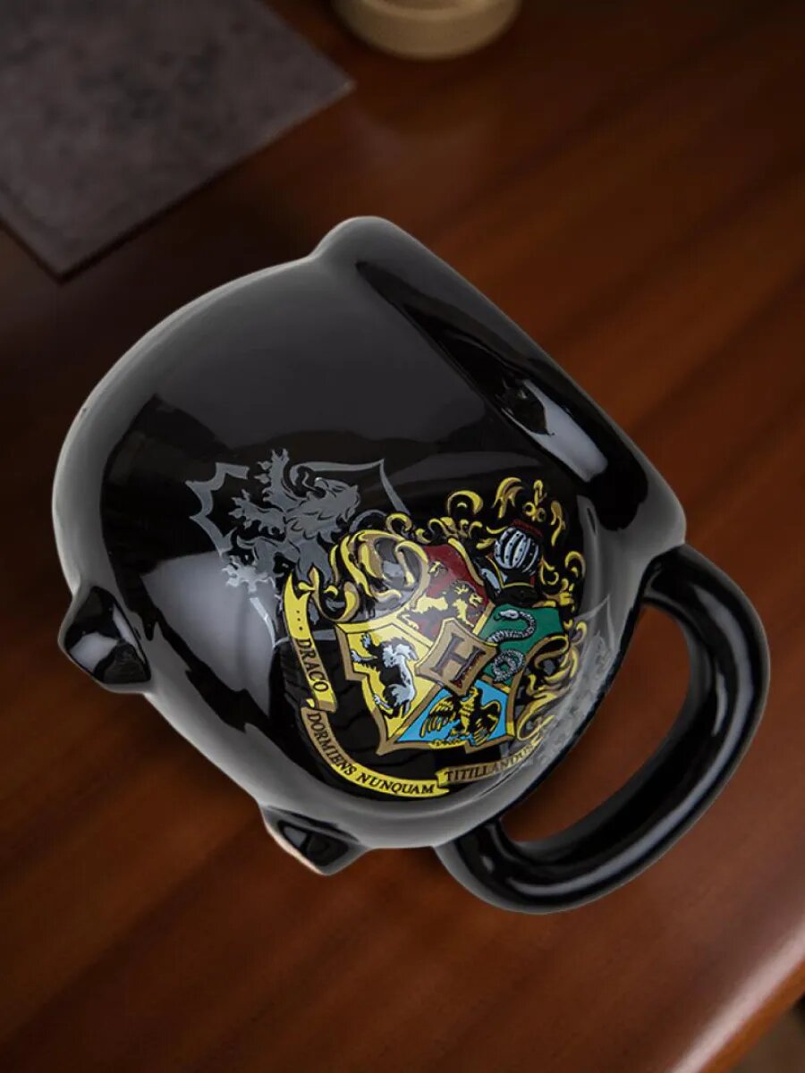 Кружка Котёл Гриффиндор из фильма " Гарри Поттера" от бренда "Тепло в руках", чашка 600 мл, черная — фото 1