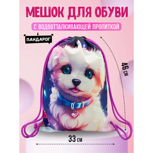 Мешок для обуви для девочки