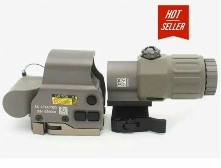 Набор Коллиматорный прицел EOTech 558 Red Green Point + G33 MAGNIFIER G33 - 3X (tan)