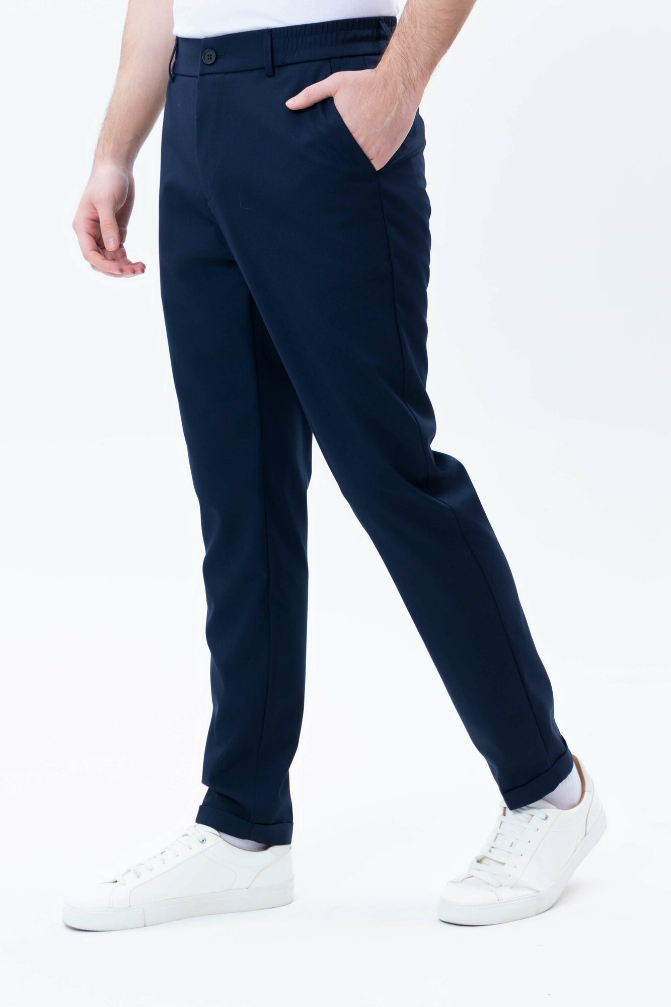 Брюки классические TERRA PRO, размер 29, navy — фото 1