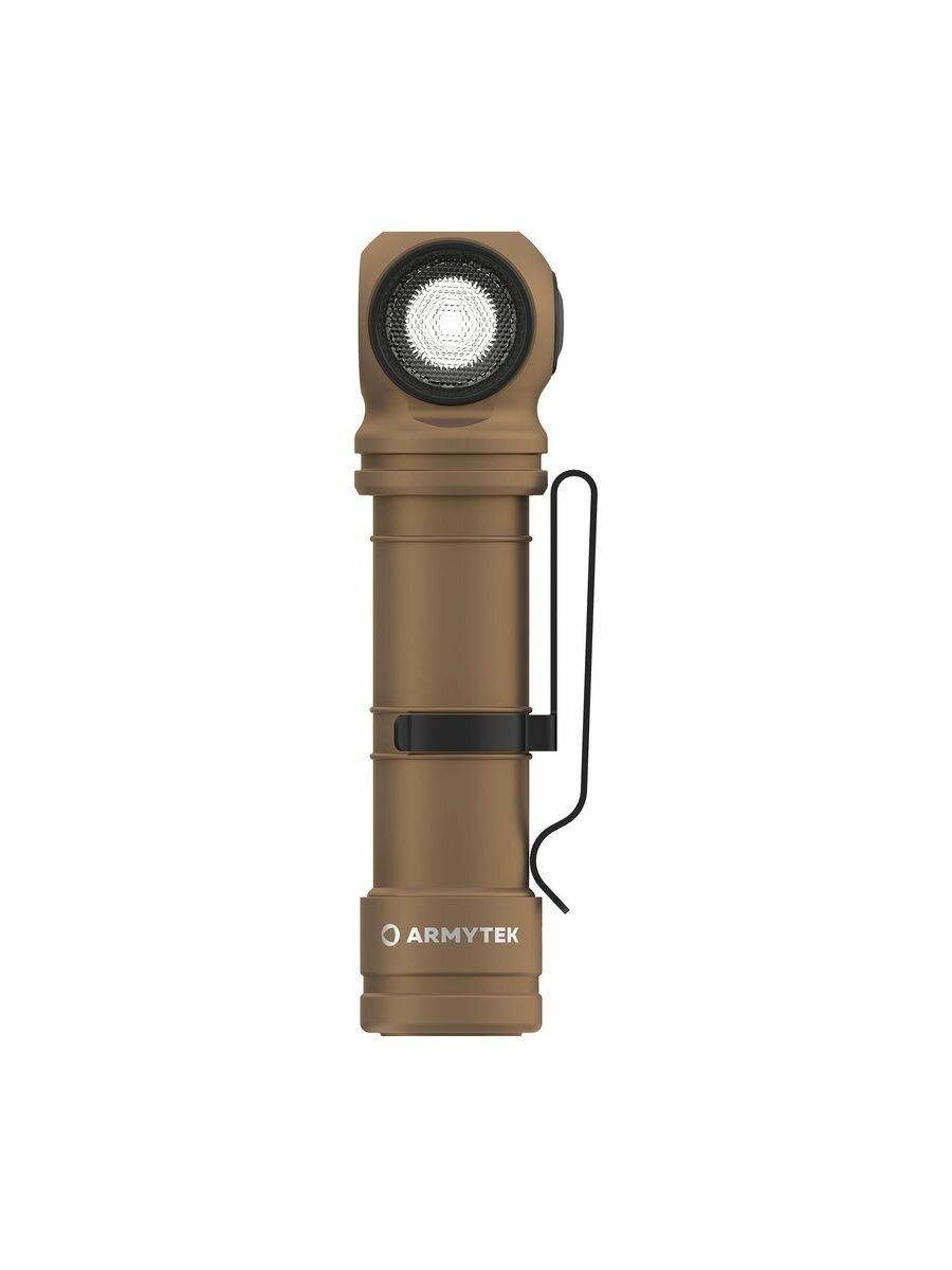 Фонарь налобный Armytek Wizard C2 Pro Max Sand Magnet USB (белый свет) F06701CS