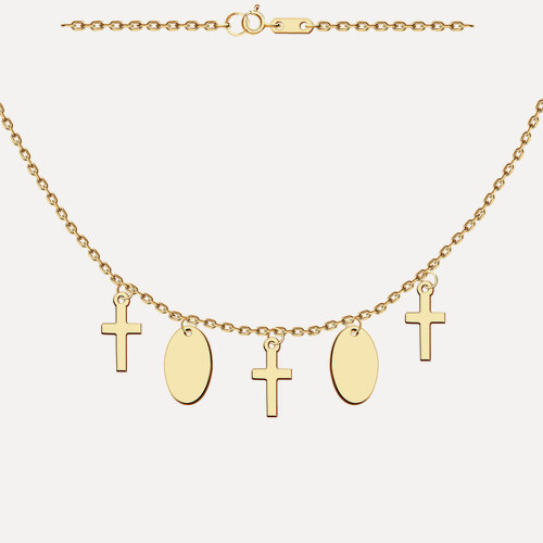 Изображение товара Колье, красное золото, 585 проба