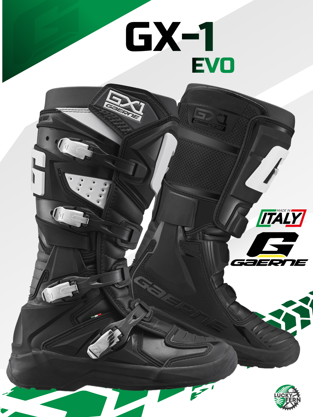 Мотоботы Gaerne GX1 Evo Black 42