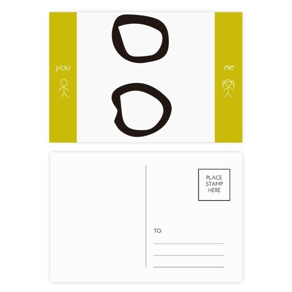 Открытка набор благодарность почтовый ящик 20