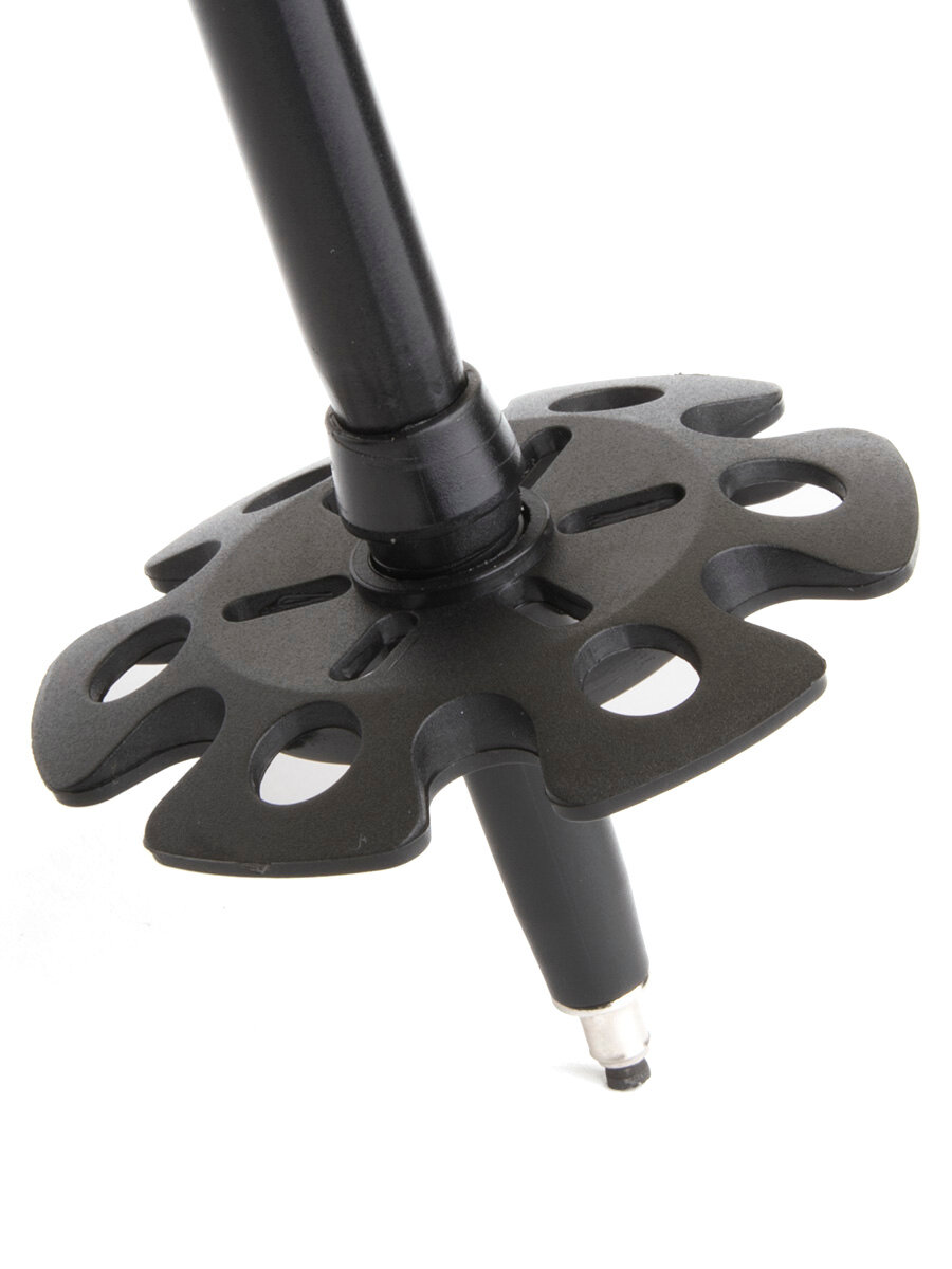 Кольца PALKIPALKI, для скандинавской ходьбы и/или для треккинга, для снега, чёрные, 2шт. — фото 1