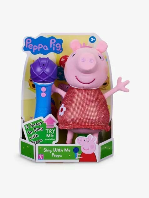 Мягкая игрушка Пеппа PEPPA PIG Sing with Me 25см