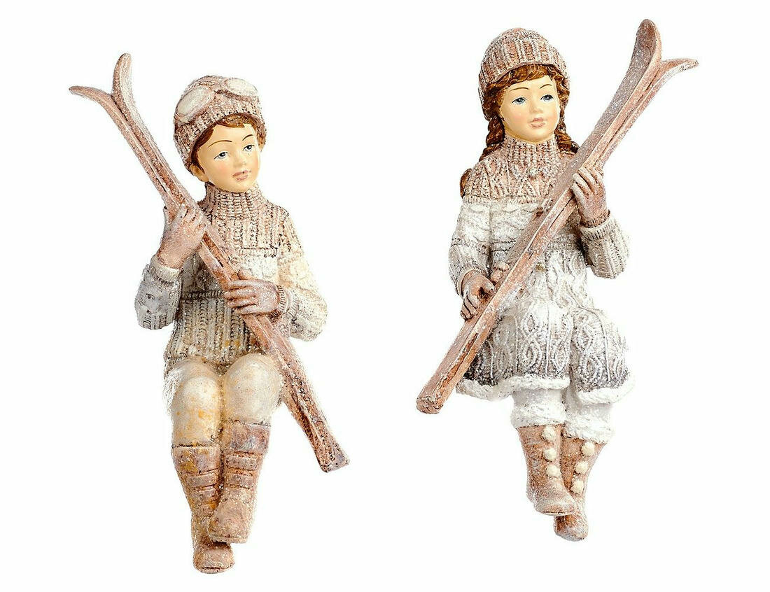 Набор декоративных фигур, полистоун, 20 см, 2 шт, Goodwill