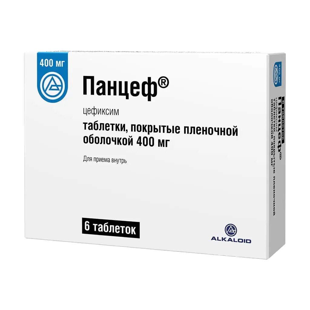 Панцеф таблетки покрыт. плен. об. 400 мг 6 шт
