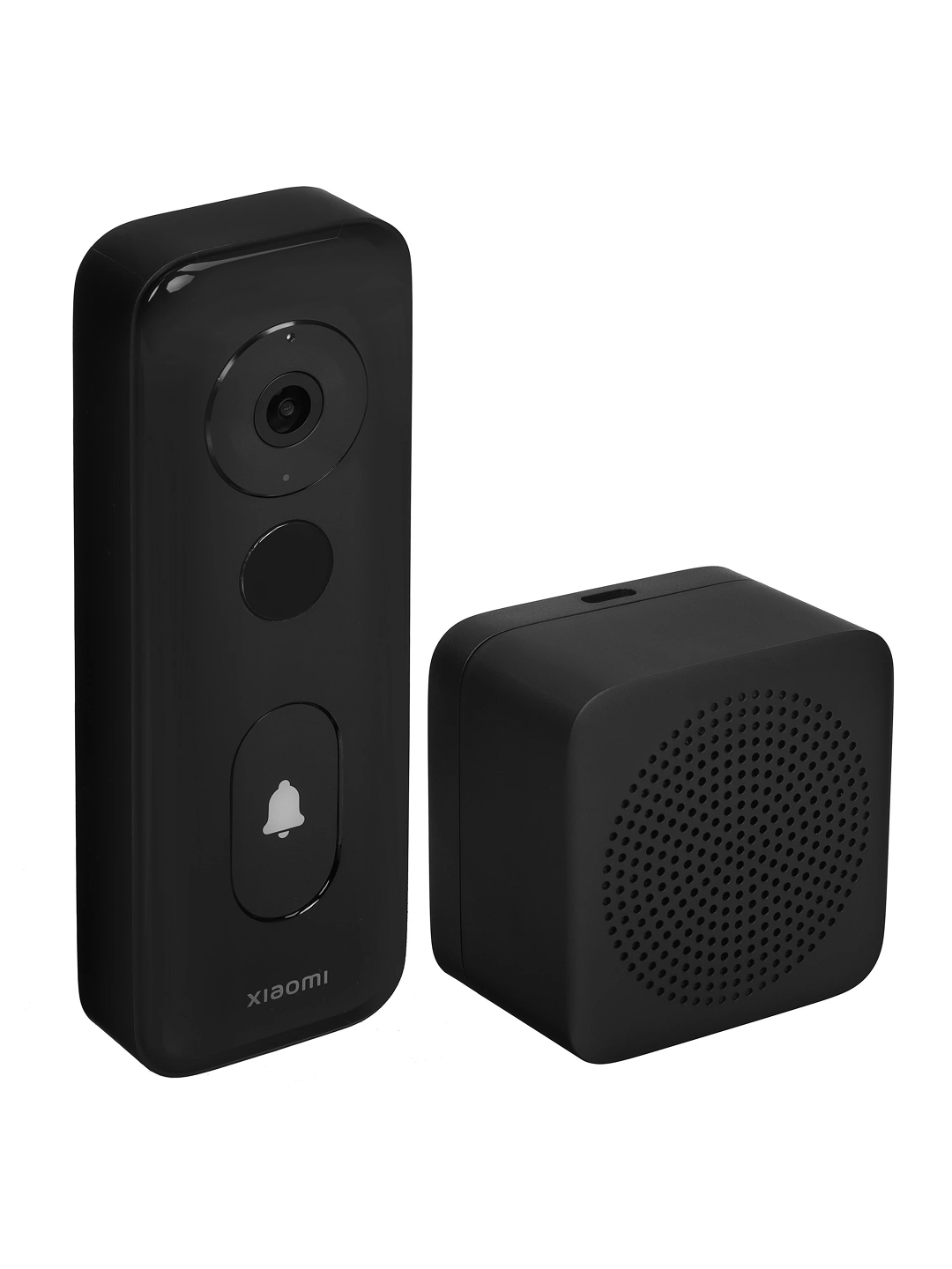 Умный дверной звонок Xiaomi "Smart Doorbell 3S", IP65, беспроводной, круглый, чёрный