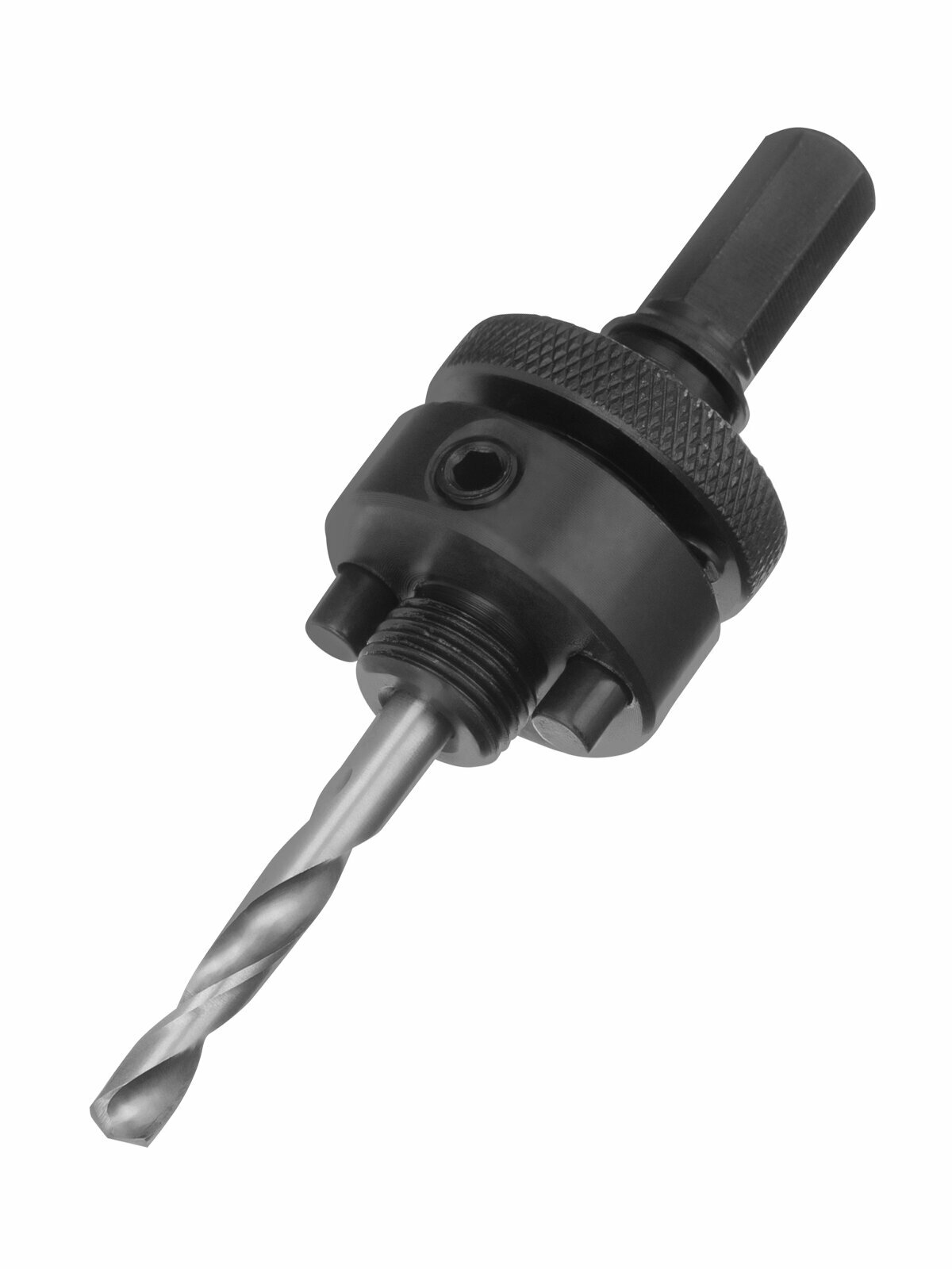 Хвостовик для коронки Matrix BIMETAL 32-140 мм, 6-гранный, быстрорежущая сталь, хвостовик с упорами, 72496
