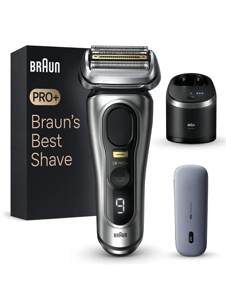 Электрическая бритва Braun S9 Pro+ 9577cc Silver SmartCare, PowerCase тип 5793