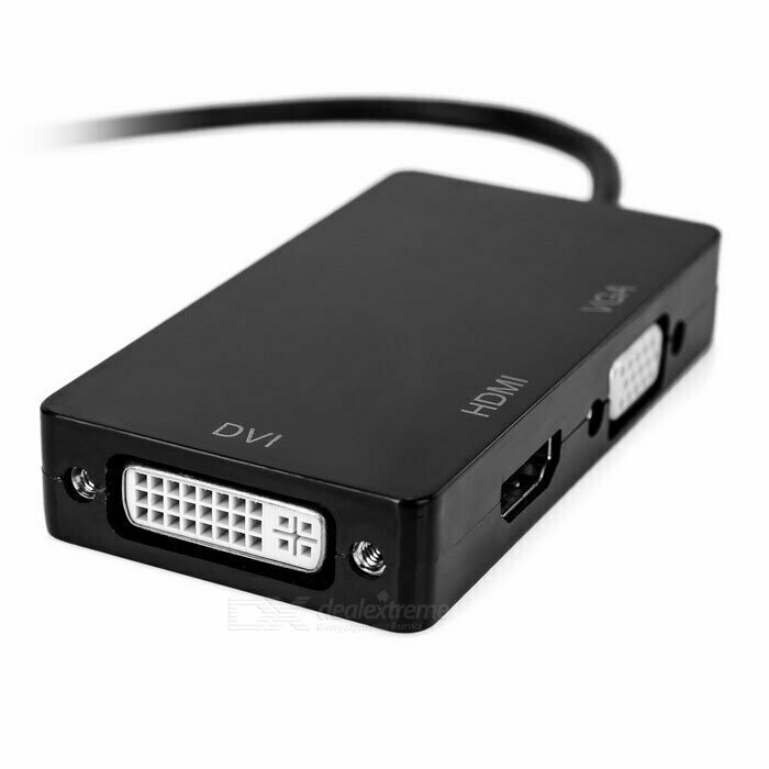 Видеоадаптер 3в1 Mini DisplayPort -> HDMI/DVI/VGA (ORIENT C310) — фото 1