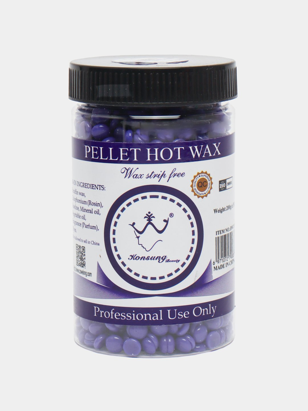 Гранулы воска Konsung "Hot Wax", для депиляции, в гранулах, 200 гр