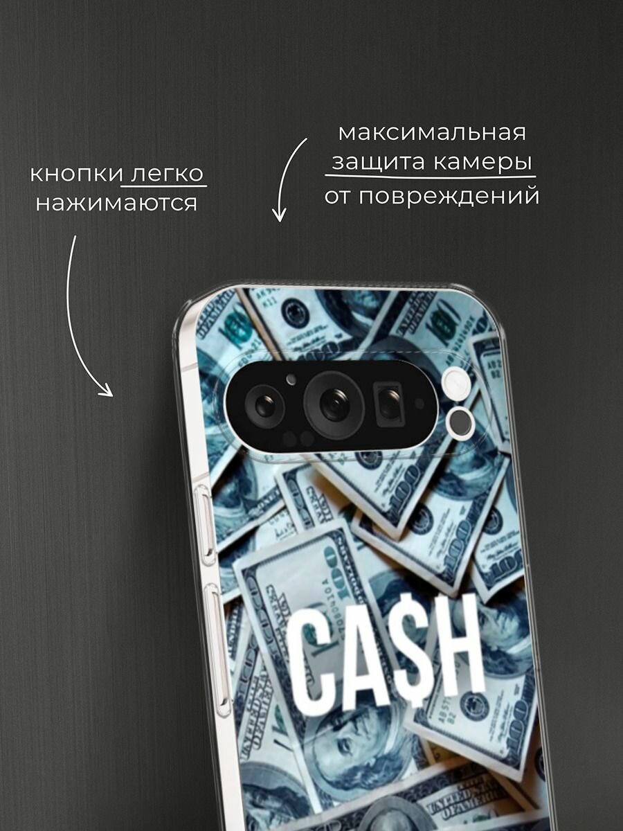 Чехол на Google Pixel 9 Pro / Гугл Пиксель 9 Про с принтом "Cash" — фото 1
