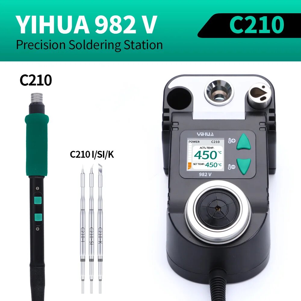 YIHUA 982 V Паяльная станция C210 SET2  220V EU