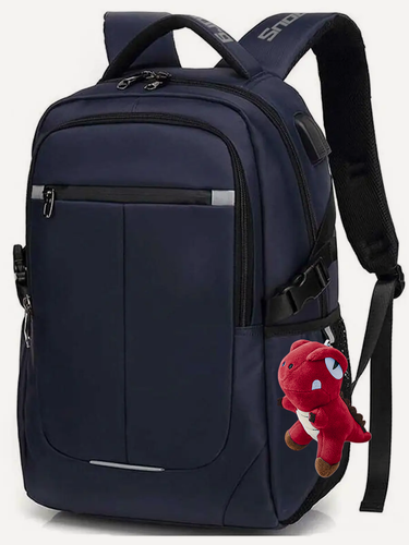 Изображение товара Школьный рюкзак мужской с отделением для ноутбука 15,6 дюйма Snoburg 8806 синий