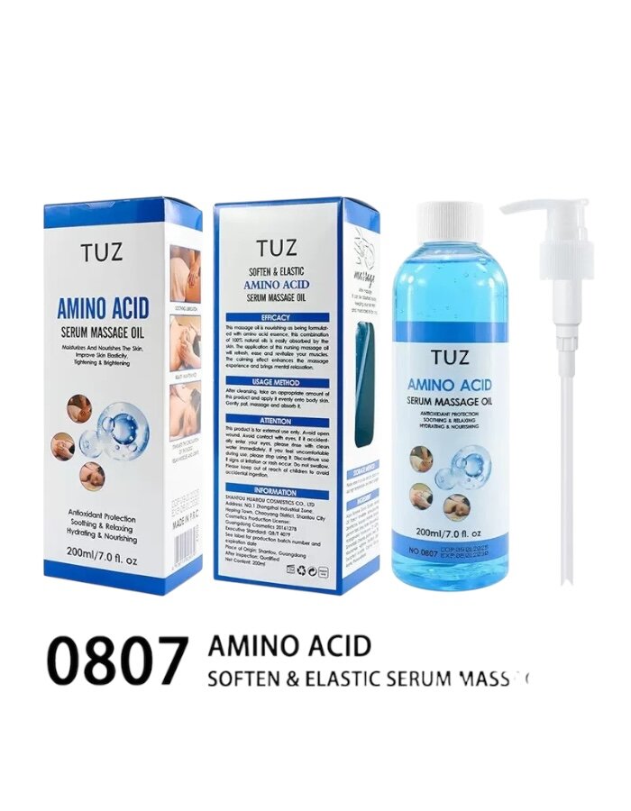 Массажное масло TUZ, для лица и тела, универсальная формула, 200мл