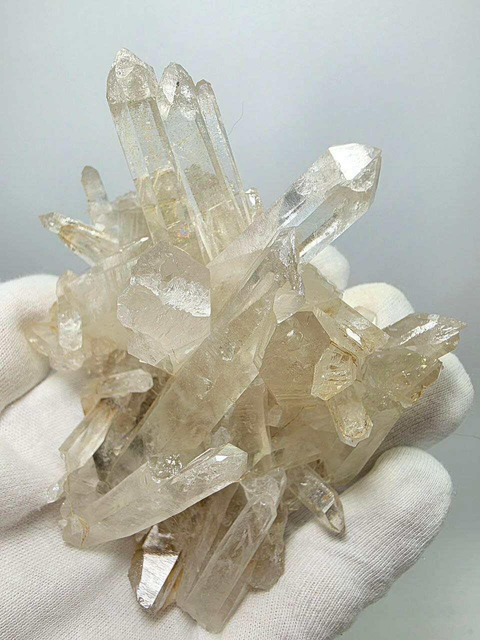 Горный хрусталь (Щётка) 102 мм, 217 г. — фото 1