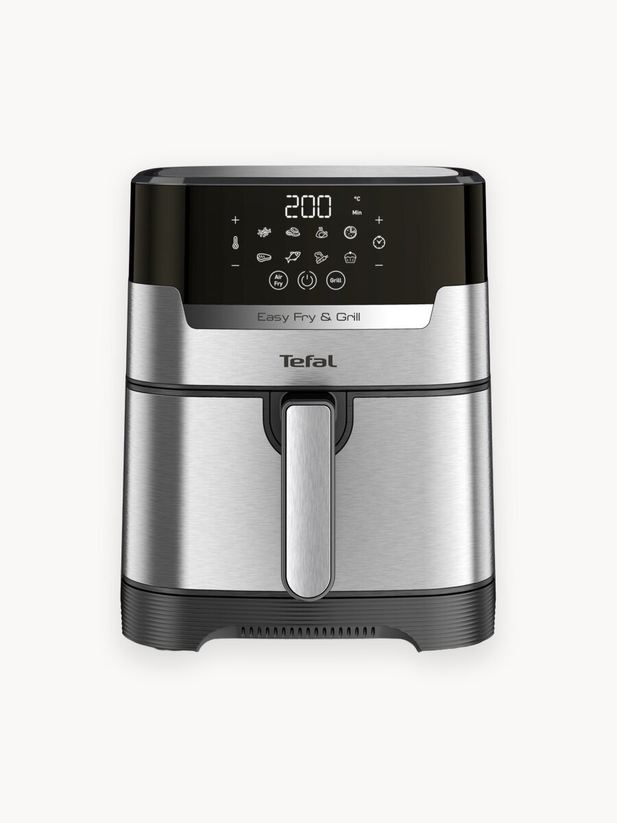 Аэрогриль электрический Tefal 4,2 л, 9 автопрограмм, 2 в 1, Easy Fry&Grill Digital, EY505D15