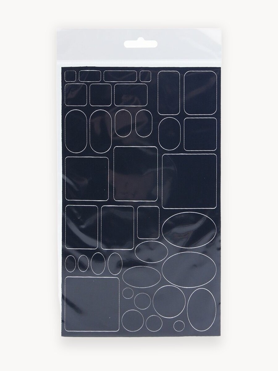 AC02 Набор заплаток самоклеящихся, ткань, 145x245мм (синий 1 (blue 1))