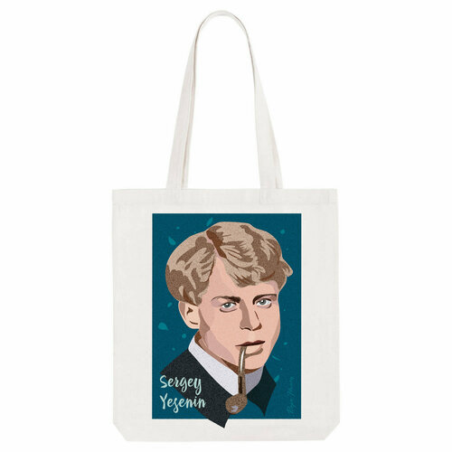 фото Сумка шоппер телефонная песенка о кисаньке, бежевый