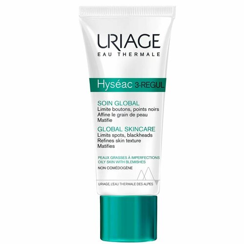 URIAGE Универсальный уход Hyseac 3-Regul Global Skin-Care уход тональный универсальный spf30 hyseac 3 regul uriage урьяж 40мл