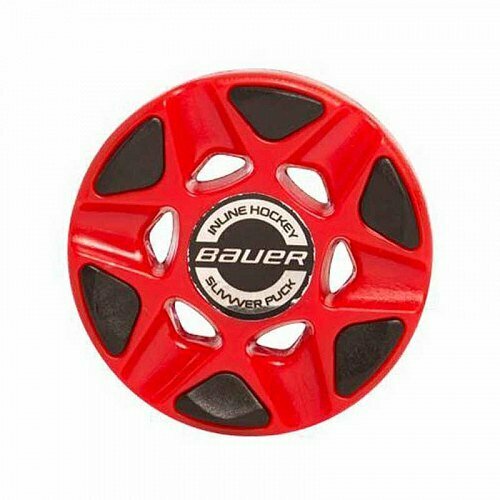 фото Шайба bauer rh slivvver puck single (красный) 1049840