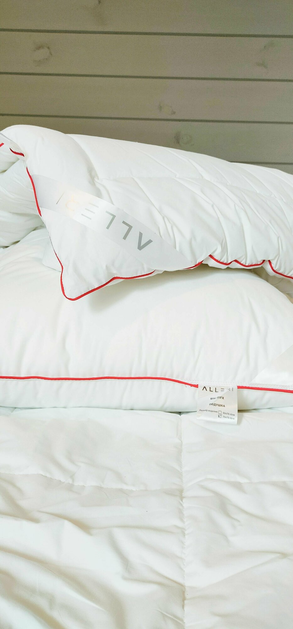Одеяло 2-x спальное Лёгкое 175x210 см, Всесезонное, с наполнителем Био-пух,Alleri - фотография № 2