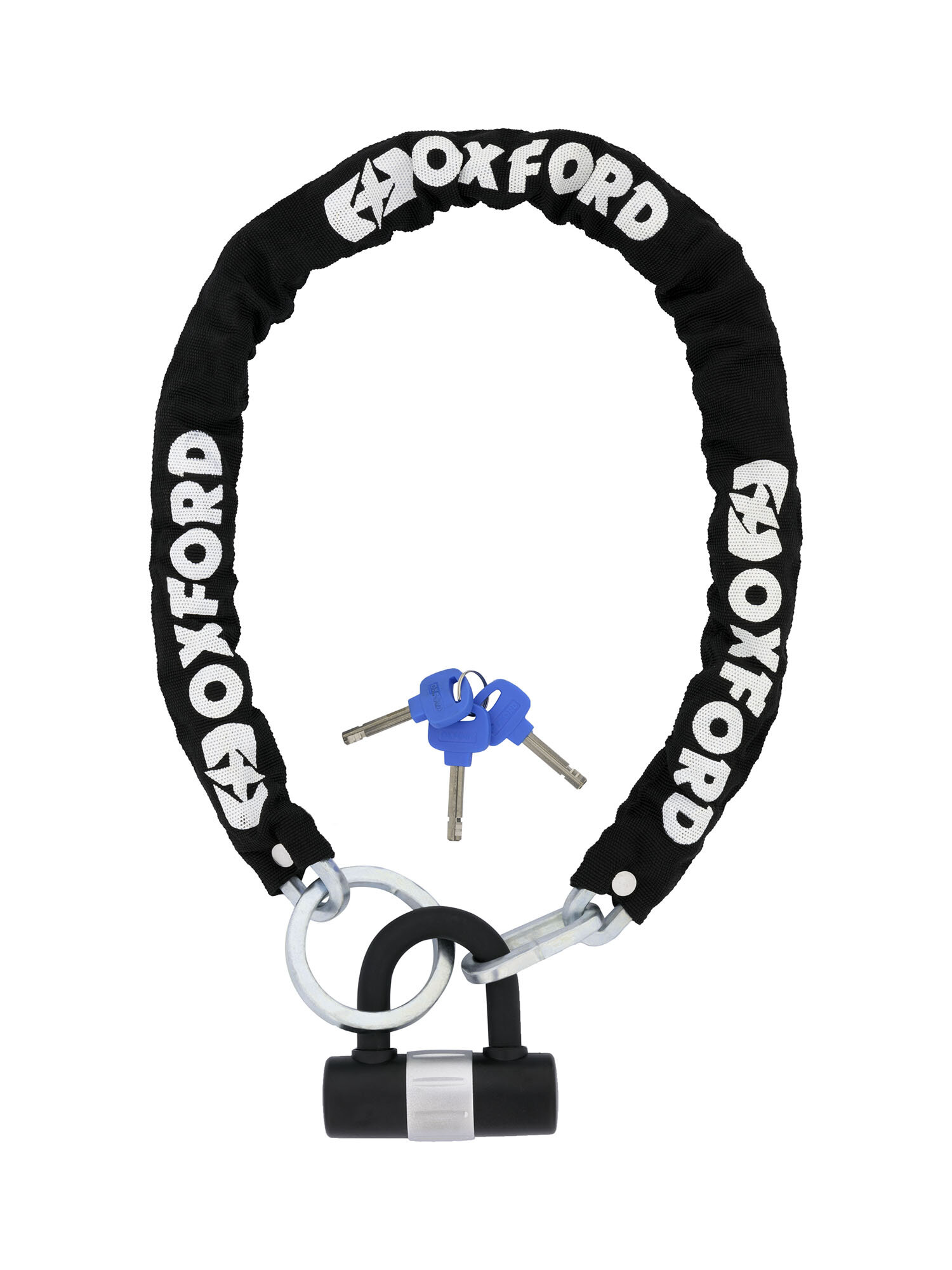 Замок велосипедный Oxford Chain8 Chain Lock & Mini Shackle 8mmх1000mm