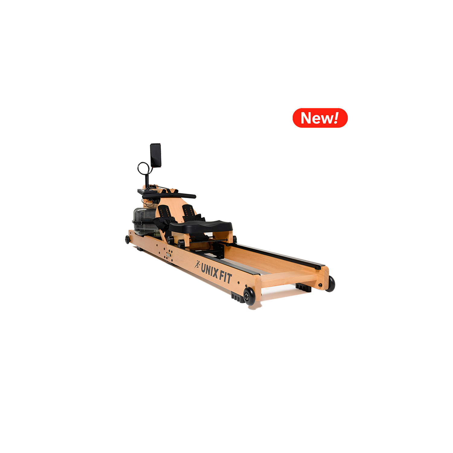 Гребной тренажер UNIXFIT Wood Rower Light