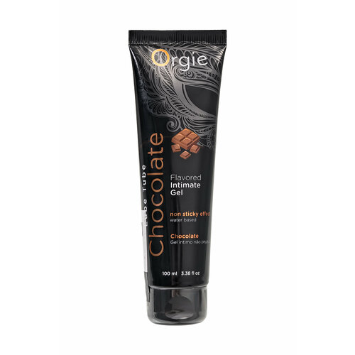 Съедобный интимный гель Orgie Lube Tube Chocolate, 100 мл