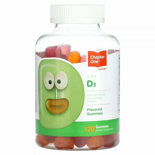 Zahler, Vitamin D3, Flavored, 120 Gummies