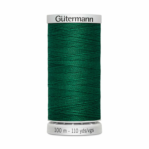 05 Нить Extra Strong M782 40/100 м суперкрепкая, 100% полиэстер, Gutermann 724033 (340 зеленый трилистник), 5 шт