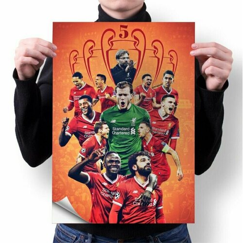 Плакат GOODbrelok А4 принт Ливерпуль, Liverpool - 0004