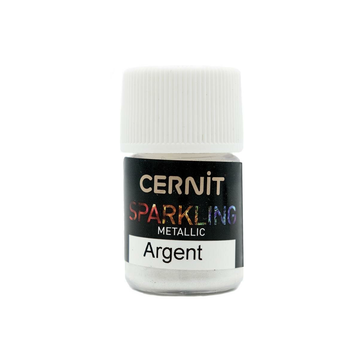 Мика-порошок Cernit "Sparkling Powder", слюда, металлик, цвет 080, серебристый, CE6100005, 5 г