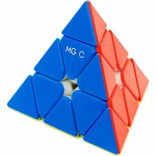 Пирамидка Рубика YJ Pyraminx MGC Evo / Развивающая головоломка yj mgc evo 3x3 magnetic cubes for kids speed evolution 3x3x3 magnet cube eductional toy mgc evo puzzle for children