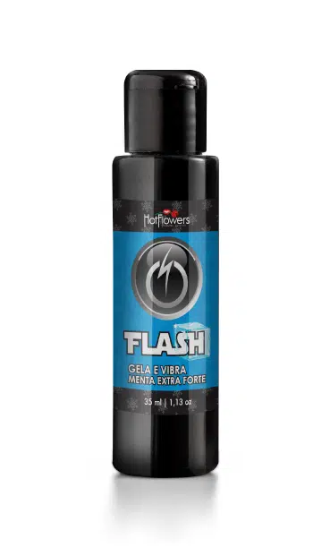 Стимулирующий гель FLASH MENTA EXTRA FORTE с ароматом мяты и эффектом вибрации